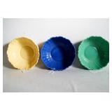 3 Vintage Sunkist Salad Bowls by Catalina Pottery
