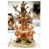 Hummell figural group " Welcome Sprint"