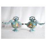 2 Chinese cloisonne