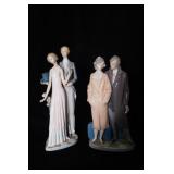 Lladro figures - 14.5" tall and 13" tall