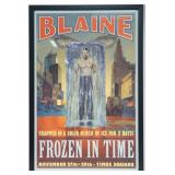 Blaine Magician poster - framed