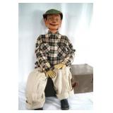 Sherlock Holmes puppet in orig suitcase