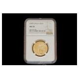 2003 Gold $25 G Eagle NGC MS70