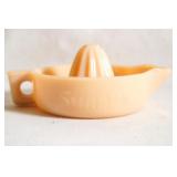 McKee Glass Sunkist "Butterscotch" Reamer