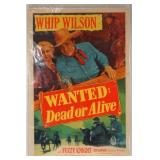 Wanted: Dead or Alive Vintage Western Movie Poster