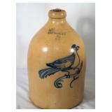 2-Gallon Early American salt glazed stoneware jug