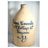 5 Gal Early American salt glazed stoneware jug