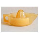 McKee Glass Sunkist "Butterscotch Fry " Reamer