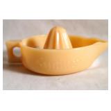 McKee Glass Sunkist "Butterscotch" Reamer