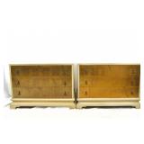 "Renzo Rutili" Art  Modern Gold & White chests