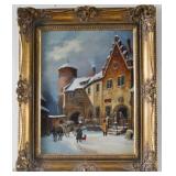 Adrianus Eversen (1818-1897) Oil on canvas