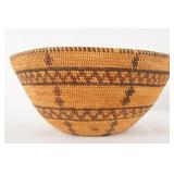 Yoluts Native Polychrome Woven Basket 9" diameter