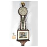 Antique New Haven Clock Co. Banjo Clock