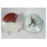 MODERN Ceramic Plates - SIGNED NATEMA