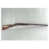 Antique double barrel shotgun