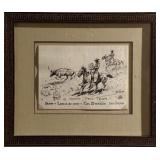 Edward Borein etching & New Year