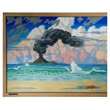 Todd Schorr (1954-) Acrylic on Canvas