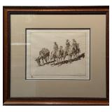 Edward Borein (1872-1945) - etching