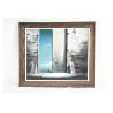 Robert Watson (1923 - 2004)  Surrealist painting