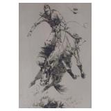 Edward Borein (1872-1945) - etching # 72