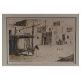 Edward Borein (1872-1945) etching