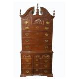 Thomasville Chippendale Block front Chest on Chest