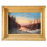 Jasper Francis Cropsey (1823-1902) oil on canvas