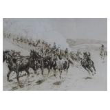 Edward Borein (1872-1945) etching 