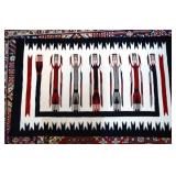 Vintage Navajo Six-Yei Rug