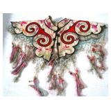 Qing Dyn. Chinese Embroidered Silk Cloud Collar