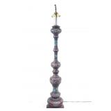 Outstanding Cloisonne floor lamp