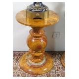 Onyx polished  28 1/2" x 18"  pedestal
