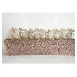 Indonesian Wayang Kulit miniature silver  figures