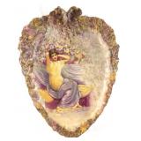 H K Tunstall English Hand-Painted Porcelain Plaque