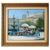 Georgii Lapchin (1855-1951) Oil on Canvas Lisbon