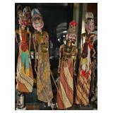 Java - Wayang Golek wooden rod puppets