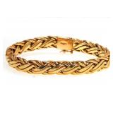 Tiffany & Co.18 kt gold Byzantine Chain  Bracelet