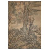 Chinese Mountain scroll