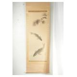 Chinese Koi Fish Scroll