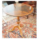 Antique Mahogany Figured Tilt top  table