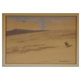 Edward Borein (1872-1945) watercolor