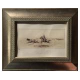 Edward Borein (1872-1945) etching