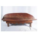 South Sea One Canoe Log Carved Wooden bench
