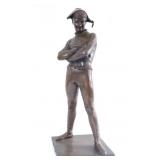 Renï¿½ Saint-Marceaux  (1845ï¿½1915)Harlequin bronze