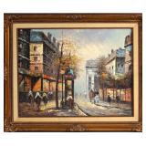 Antoine Blanchard (1910-1988) o/c Fall in Paris