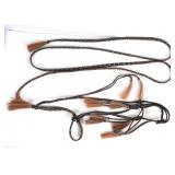 Vintage Braided Horsehair bridle & lead 159"