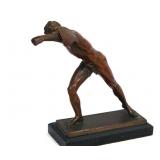 Signed Bronze of the Borghese Gladiator