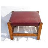 Mission oak footstool