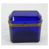 Cobalt Blue Glass Box