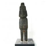 Monumental Mezcala Axe God Stone Figure 300-100BCE